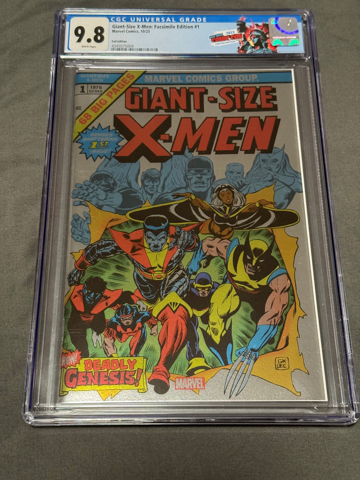 Giant-Size X-Men #1 Facsimile Foil Edition – CGC 9.8 – 2023 NYCC